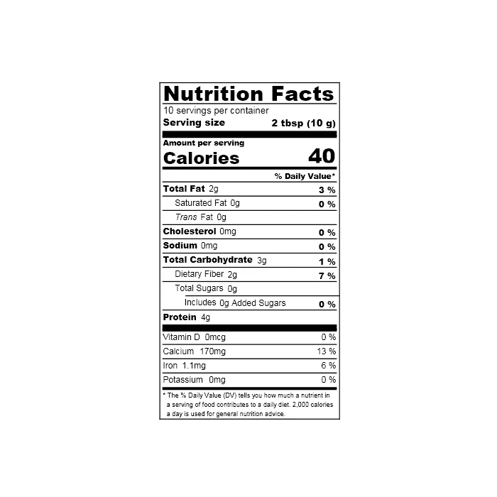 Black Sesame Latte Mix (Unsweetened), 3.52 oz - Image 16