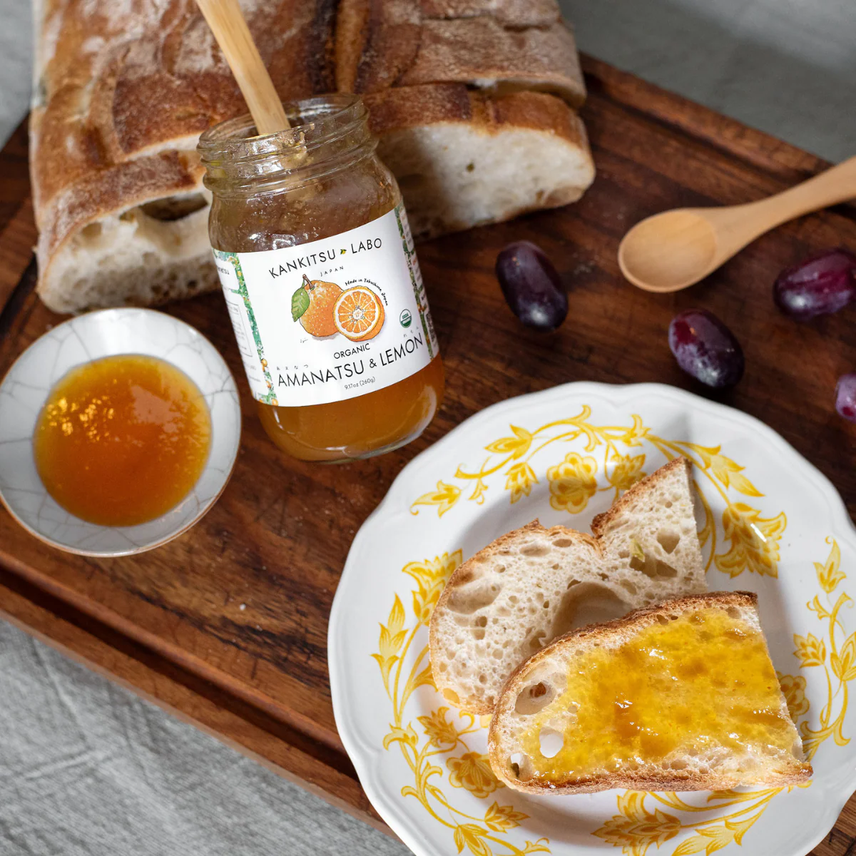 Organic Amanatsu & Lemon Jam, 9.17 oz - Image 4